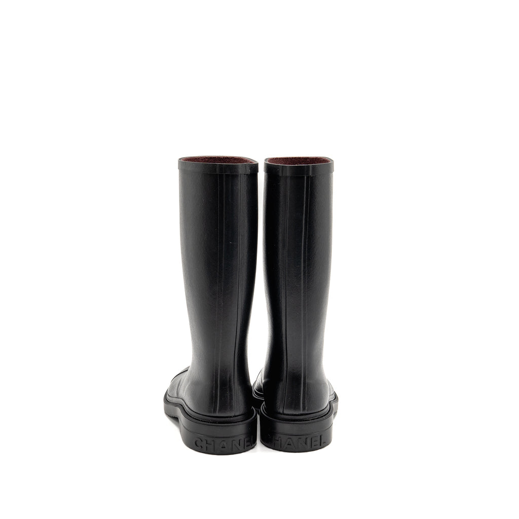 chanel-size-39-25b-high-boots-caoutchouc-black