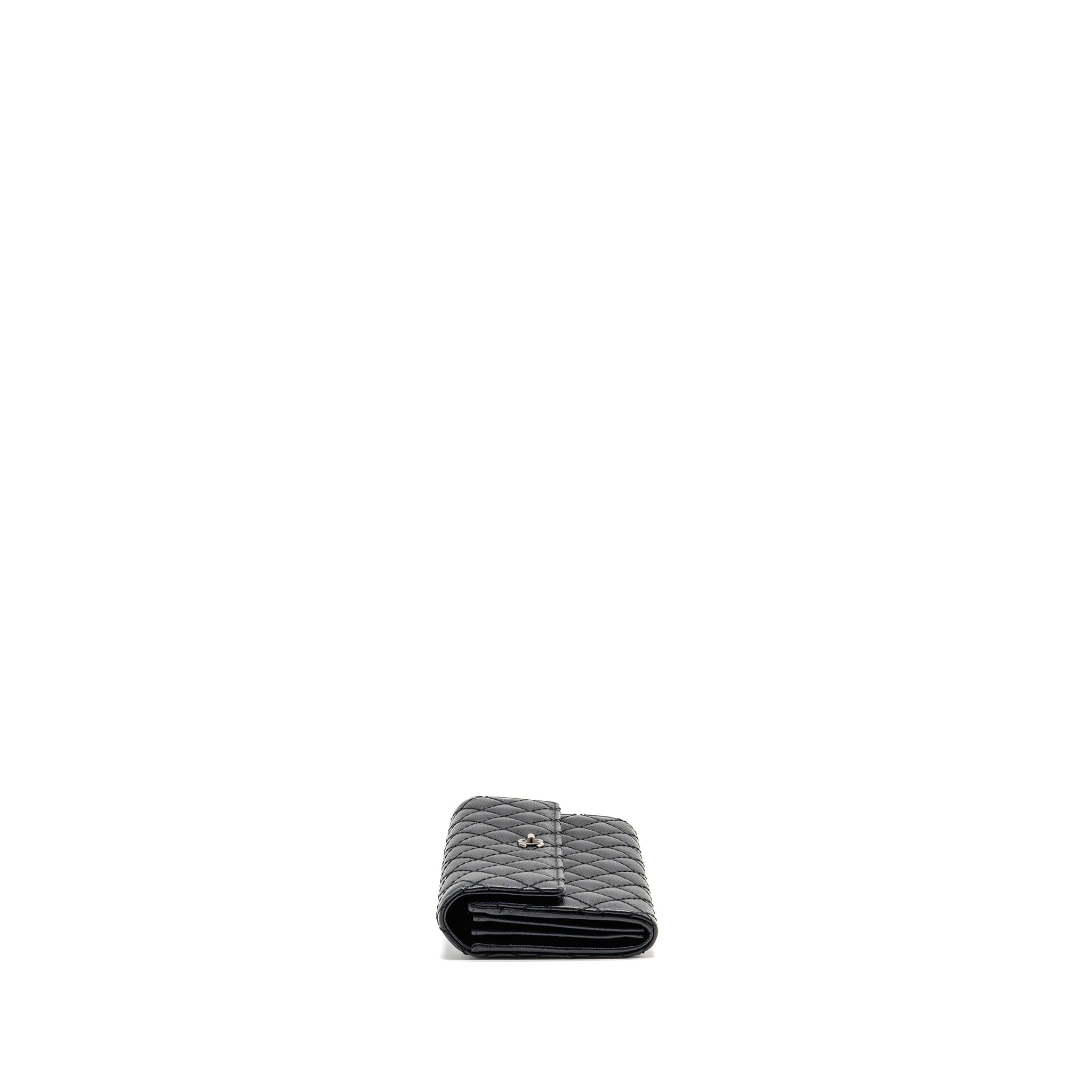 chanel-classic-flap-long-wallet-caviar-black-shw
