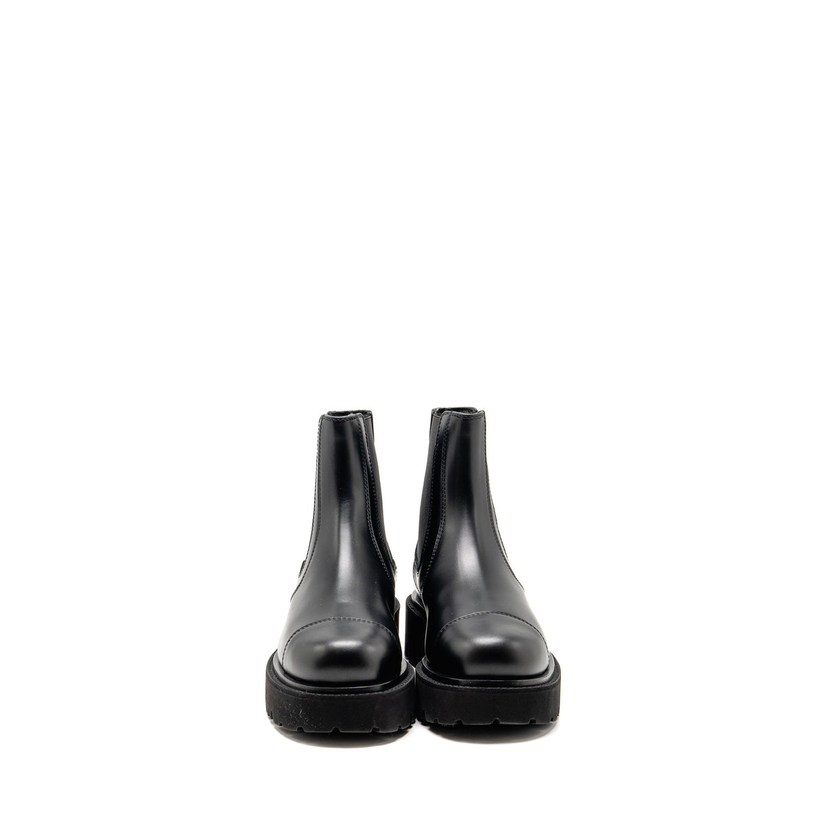 chanel-24b-size-36-cc-logo-short-boots-calfskin-black