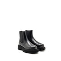 chanel-24b-size-36-cc-logo-short-boots-calfskin-black