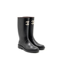 chanel-size-39-25b-high-boots-caoutchouc-black