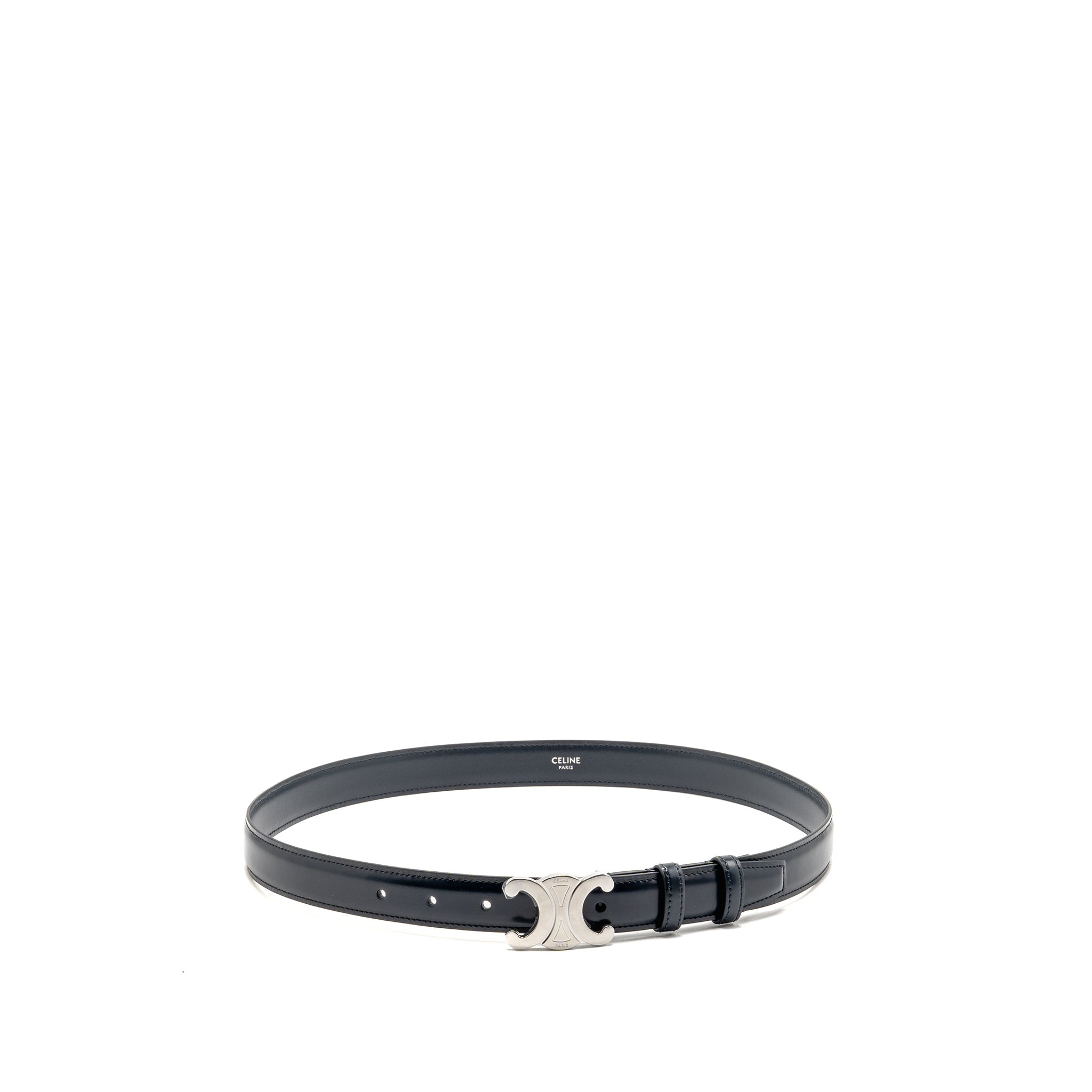 celine-size-85-triomphe-belt-25mm-calfskin-navy-shw