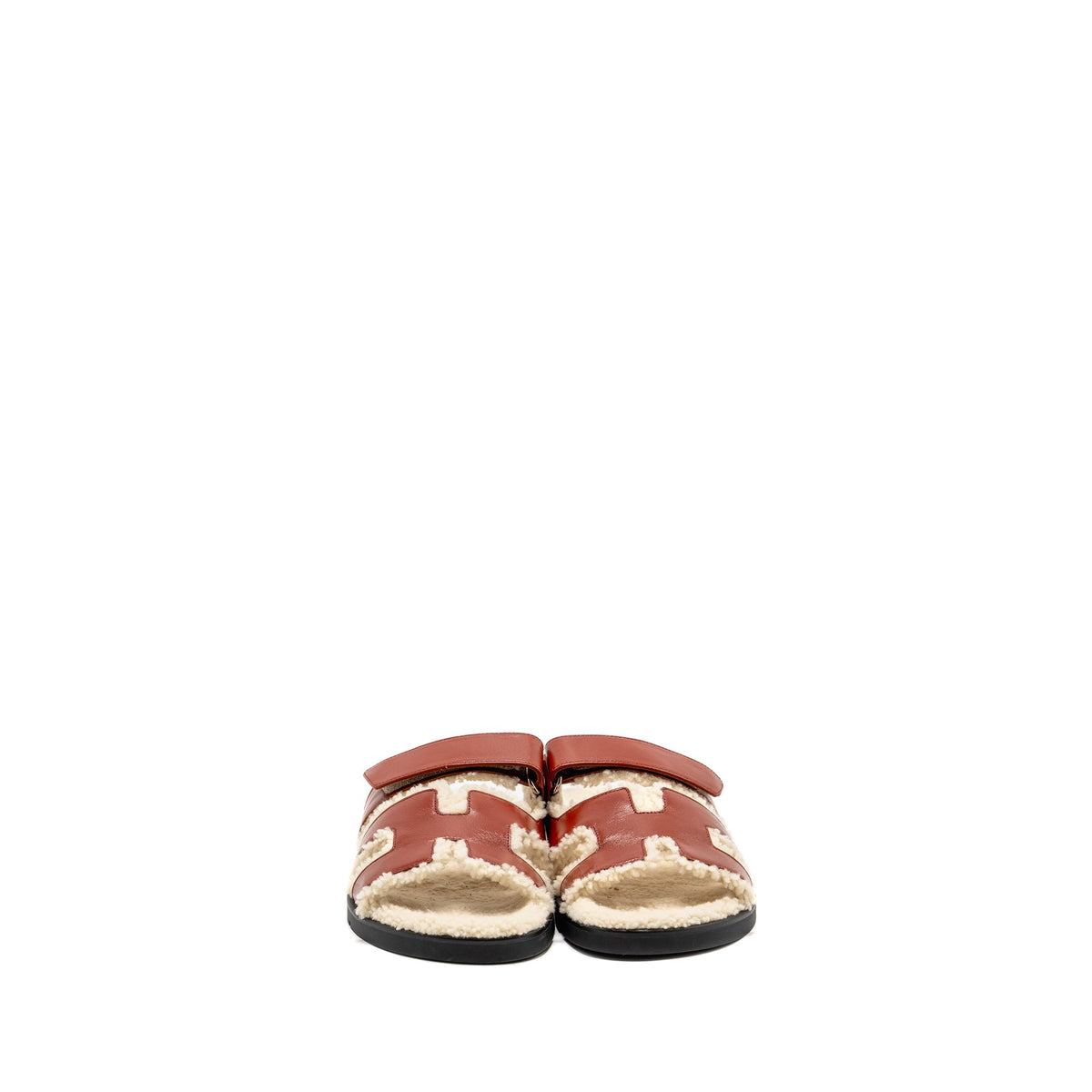 hermes-size-37-femme-chypre-sandals-glazed-napa-shearling-rouge-sanguine-ecru-copy