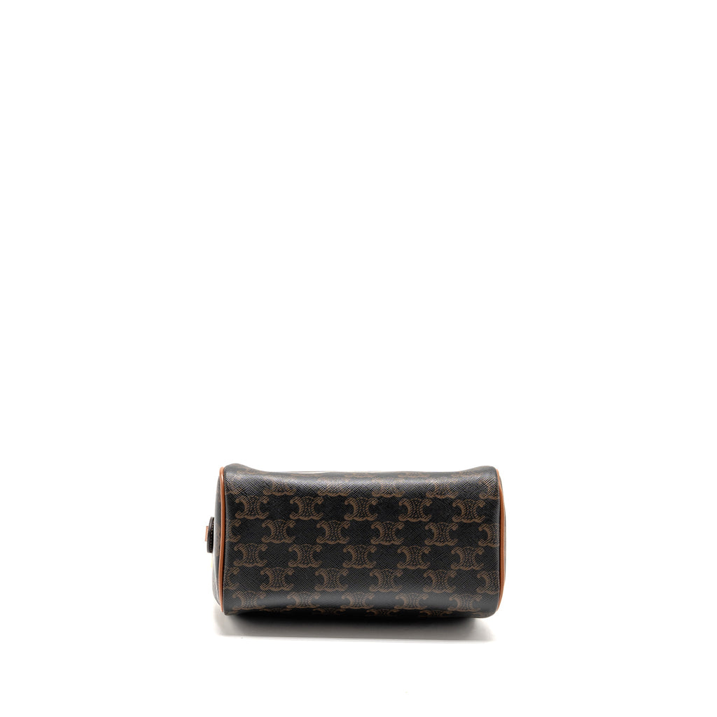 celine-small-boston-bag-triomphe-canvas-calfskin-tan-ghw-1