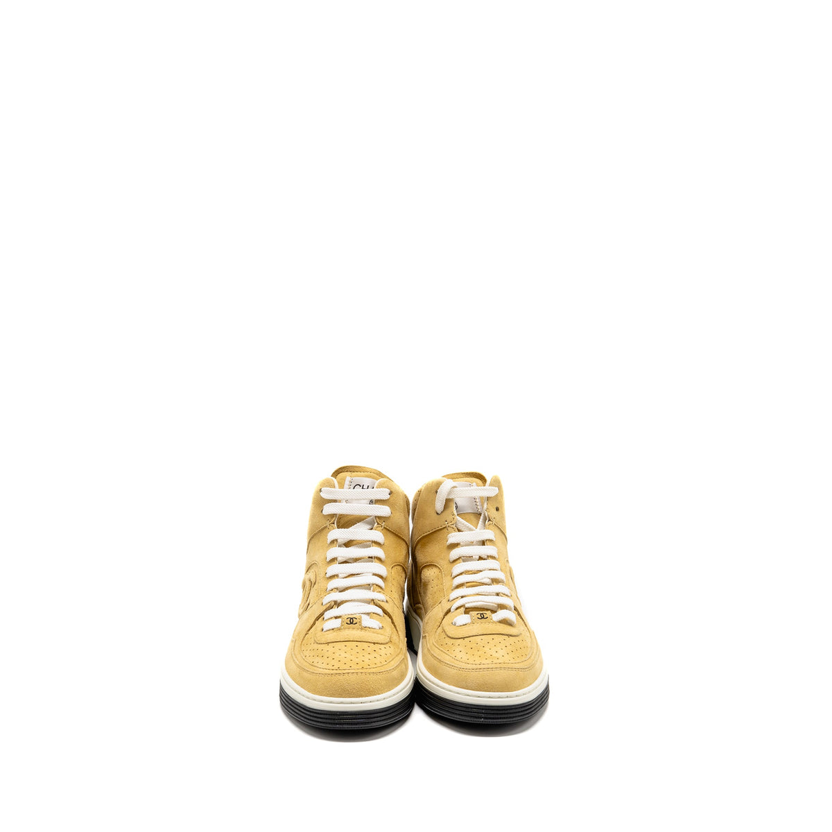 chanel-size-38-23a-cc-logo-high-top-sneakers-suede-kidskin-dark-beige-copy
