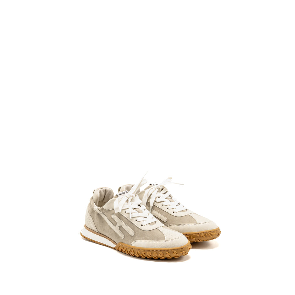 hermes-size-36-femme-jet-sneaker-chevre-velours-beige-esquisse