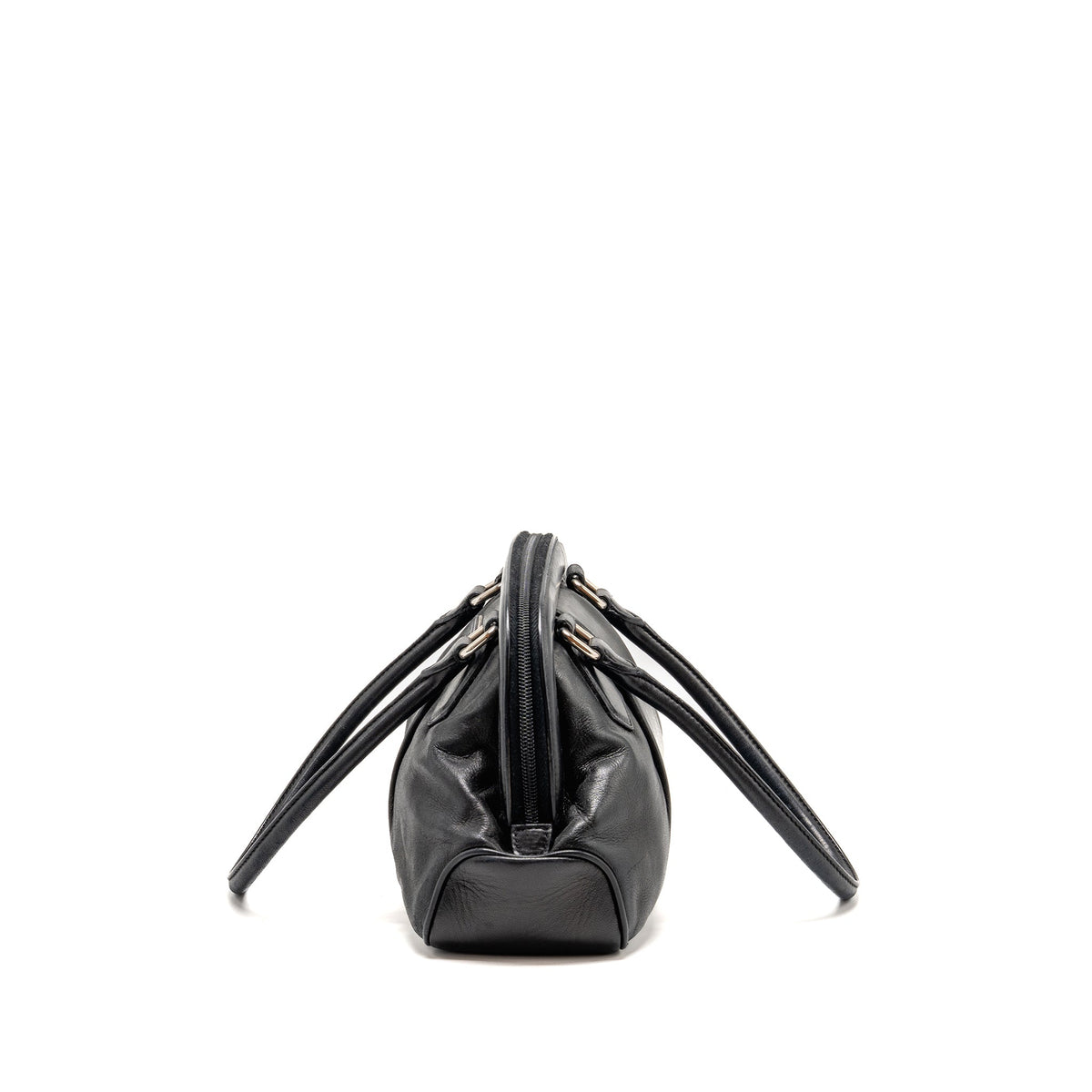 prada-top-handle-dangle-bag-leather-black-shw