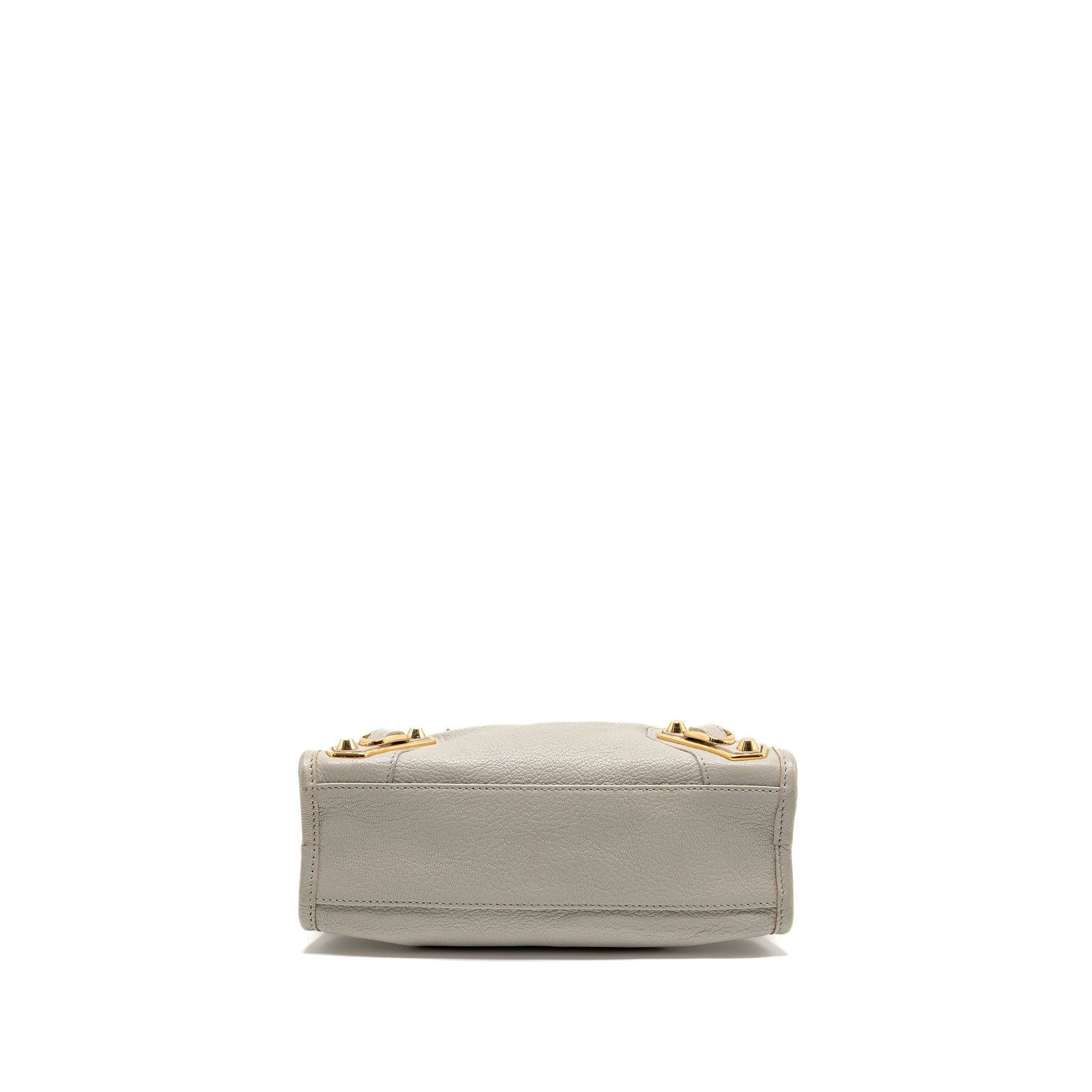balenciaga-mini-city-bag-calfskin-light-grey-ghw