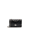 chanel-small-classic-double-flap-bag-lambskin-black-shw-2