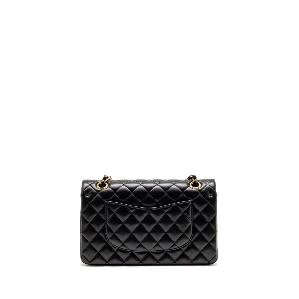 chanel-medium-classic-double-flap-bag-lambskin-black-ghw-copy-5