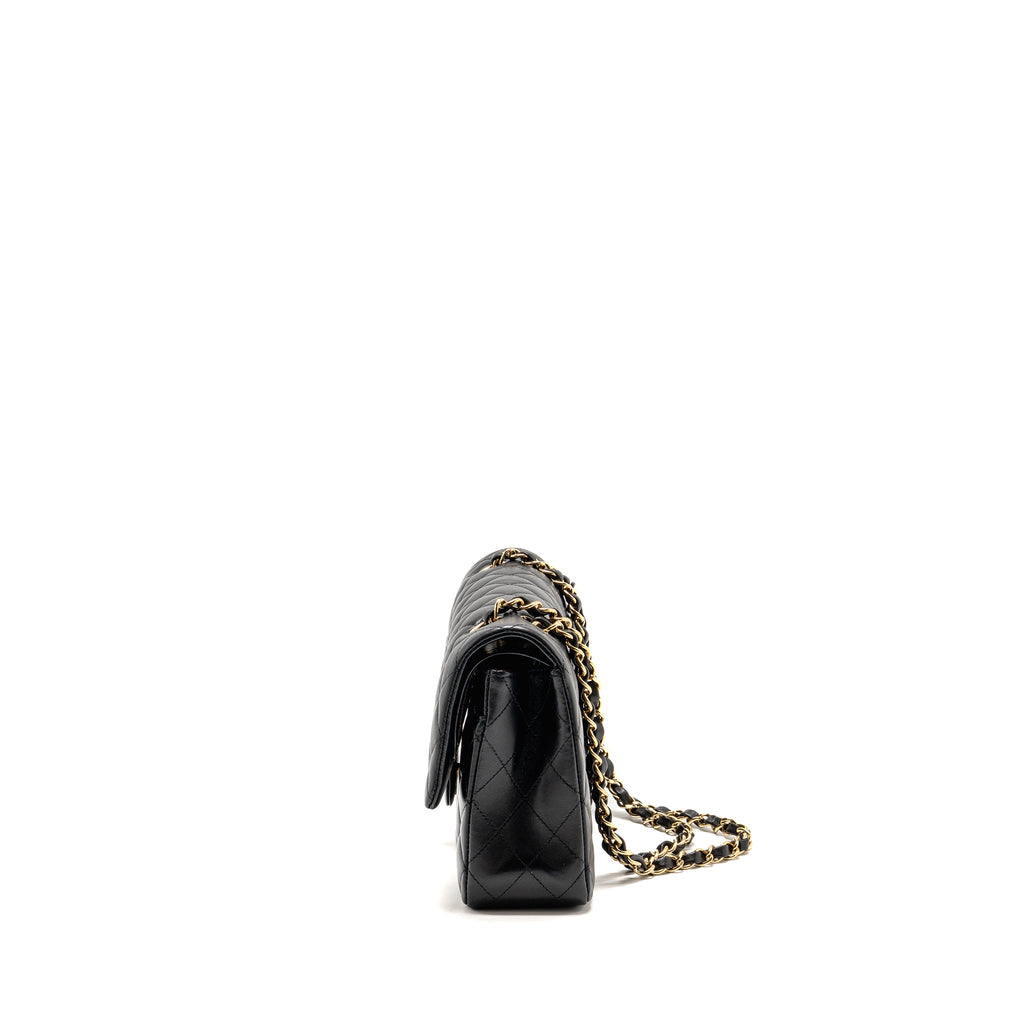 chanel-medium-classic-double-flap-bag-lambskin-black-ghw-copy-5