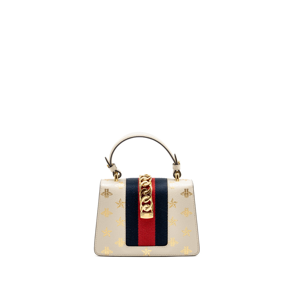 gucci-mini-sylvie-bee-star-top-handle-calfskin-white-multicolour-ghw