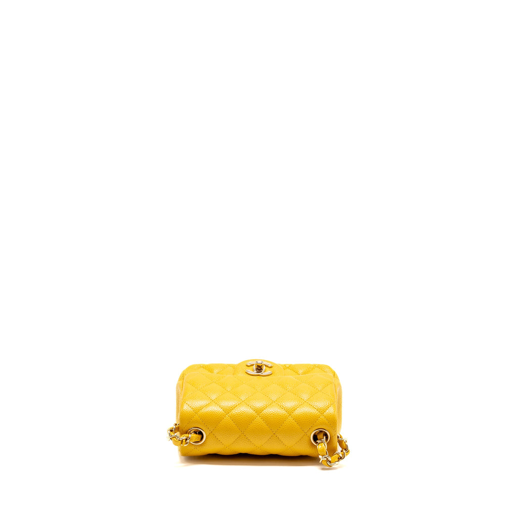 chanel-classic-mini-square-flap-bag-caviar-yellow-lghw