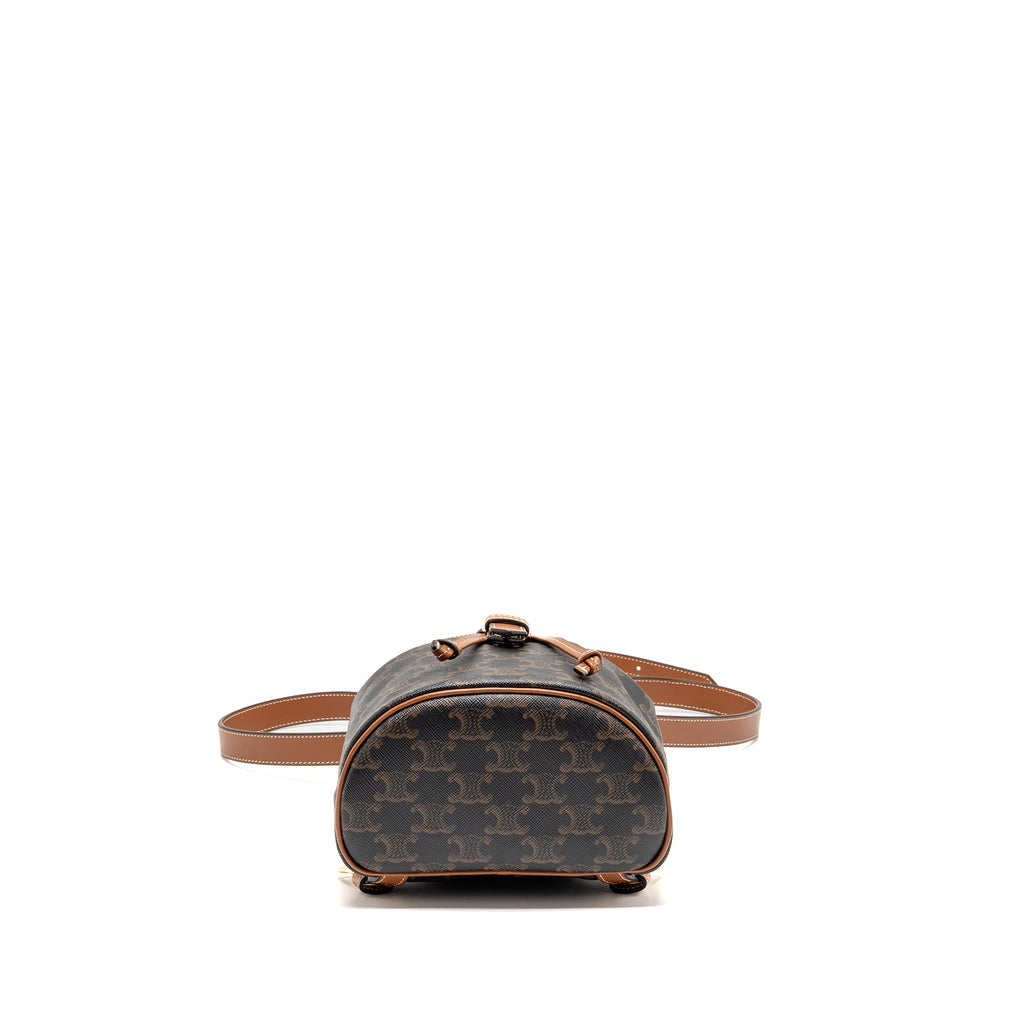 celine-mini-backpack-folco-triomphe-canvas-calfskin-tan-ghw-3