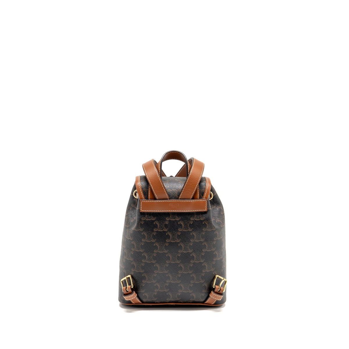 celine-mini-backpack-folco-triomphe-canvas-calfskin-tan-ghw-3