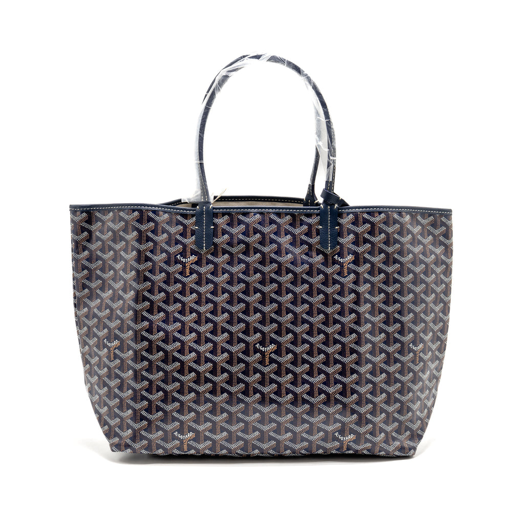 goyard-saint-louis-pm-tote-goyardine-canvas-calfskin-navy-blue-shw-copy