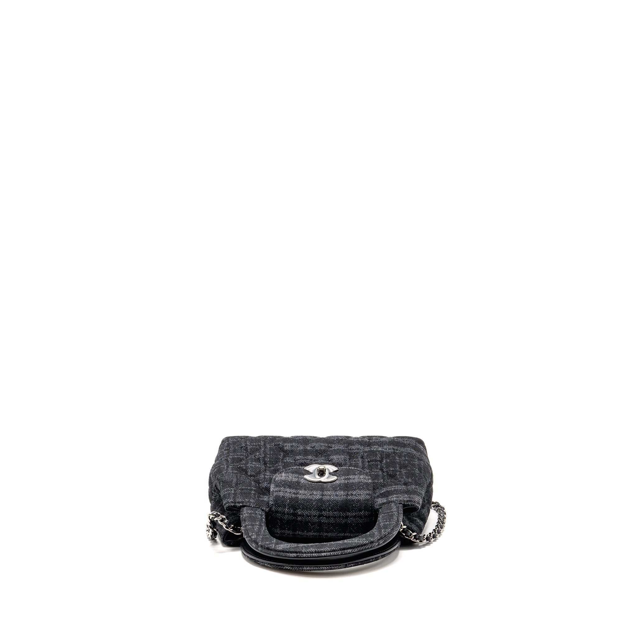 chanel-mini-kelly-shopping-tote-bag-denim-black-grey-shw-microchip