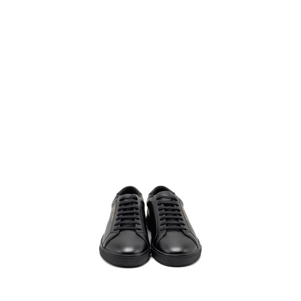 saint-laurent-ysl-size-43-andy-low-top-sneakers-leather-black-gold-copy