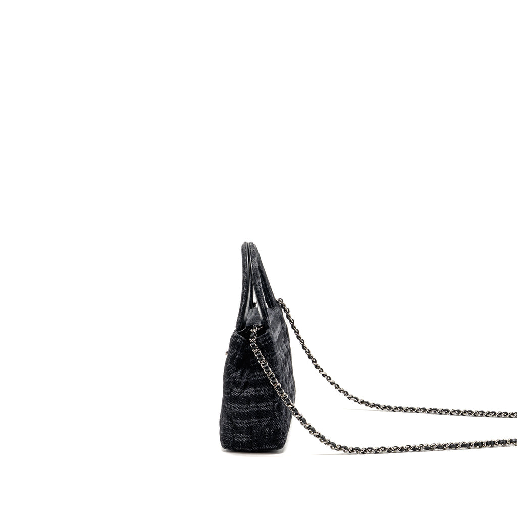 chanel-mini-kelly-shopping-tote-bag-denim-black-grey-shw-microchip