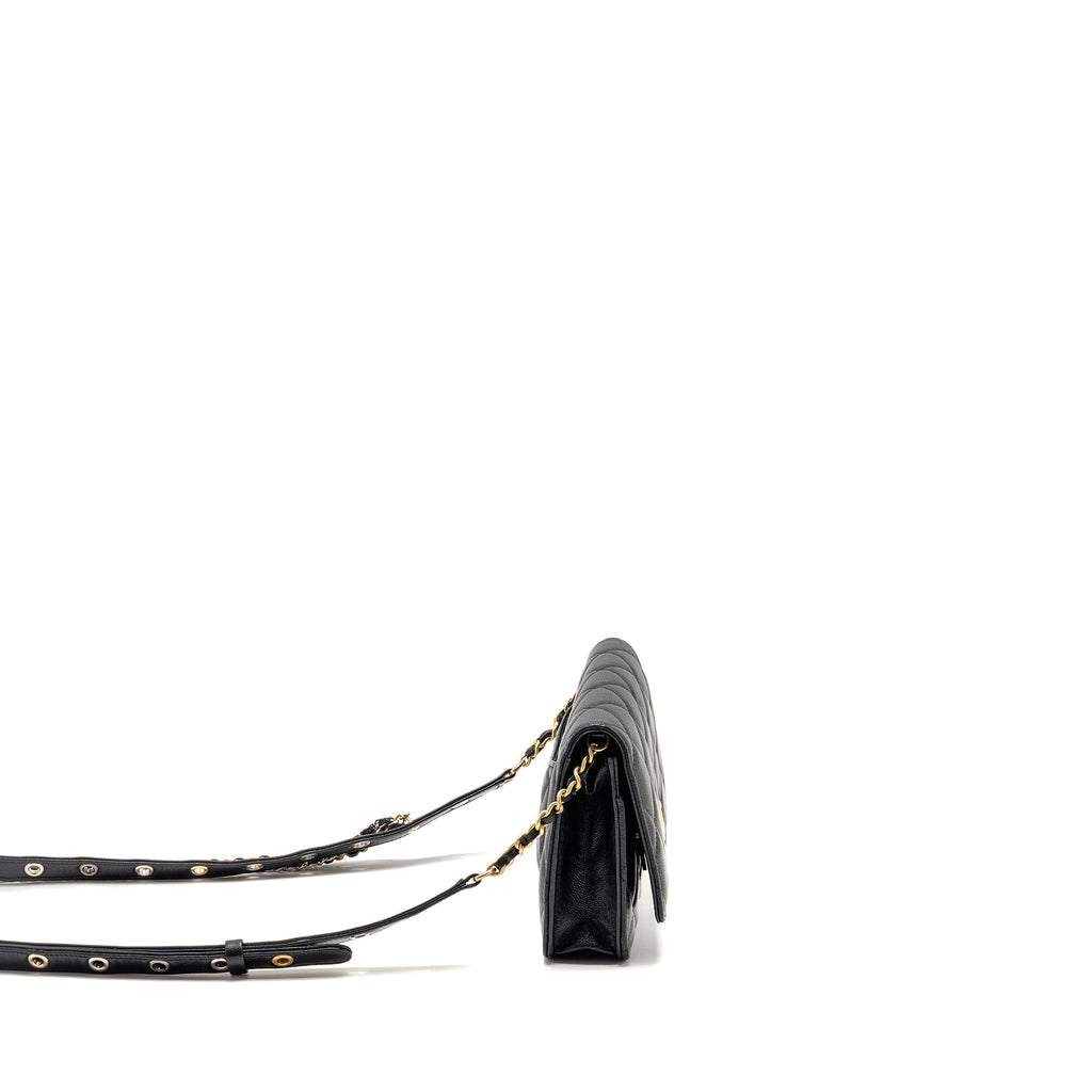 chanel-detailed-strap-wallet-on-chain-lambskin-black-with-multicolour-hardware-microchip-copy