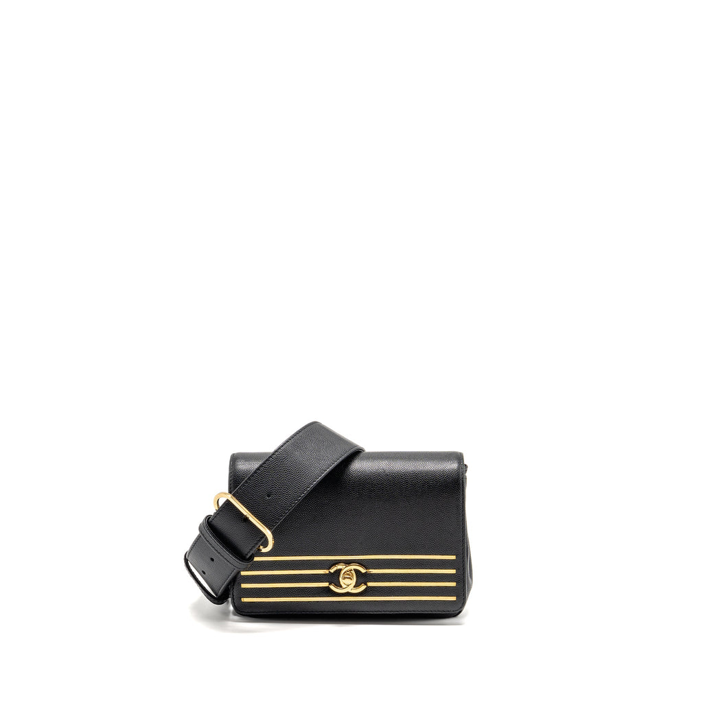 chanel-19c-captain-gold-belt-waist-bag-caviar-black-ghw