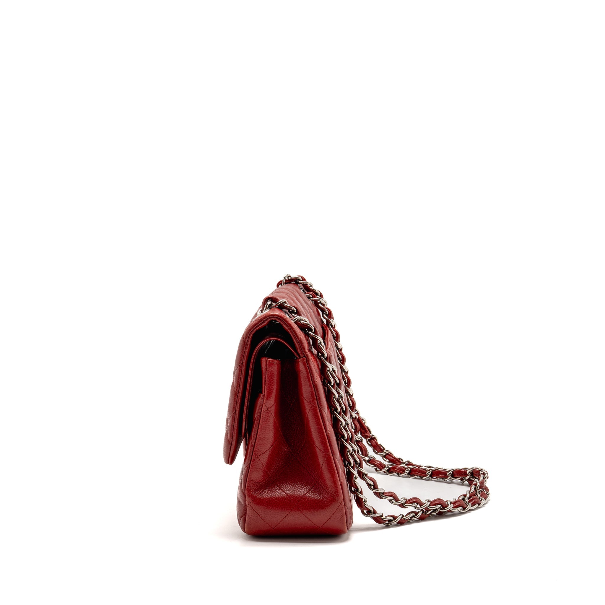 chanel-jumbo-classic-double-flap-bag-caviar-red-shw