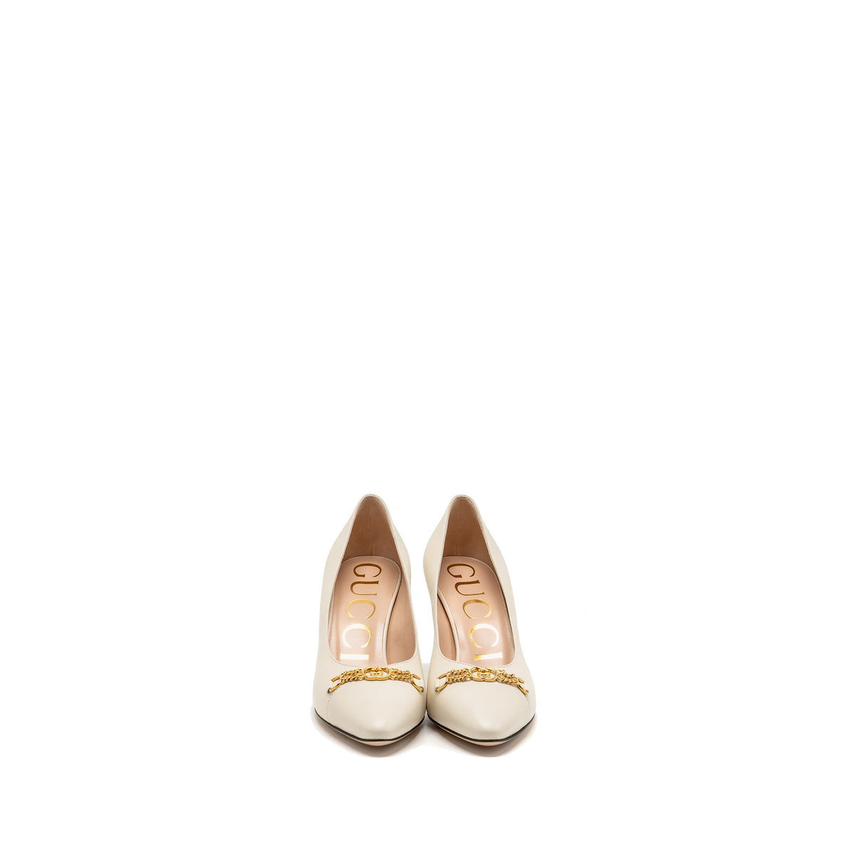 gucci-size-35-interlocking-g-horsebit-detailed-pumps-leather-white-ghw