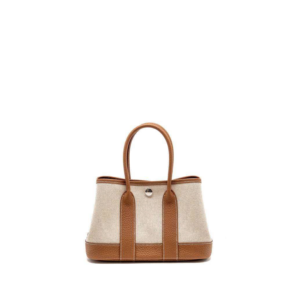 hermes-neo-garden-party-23-canvas-negonda-ecru-beige-gold-shw-stamp-g