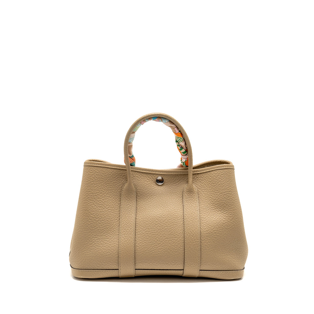 hermes-garden-party-30-country-leather-trench-shw-stamp-a