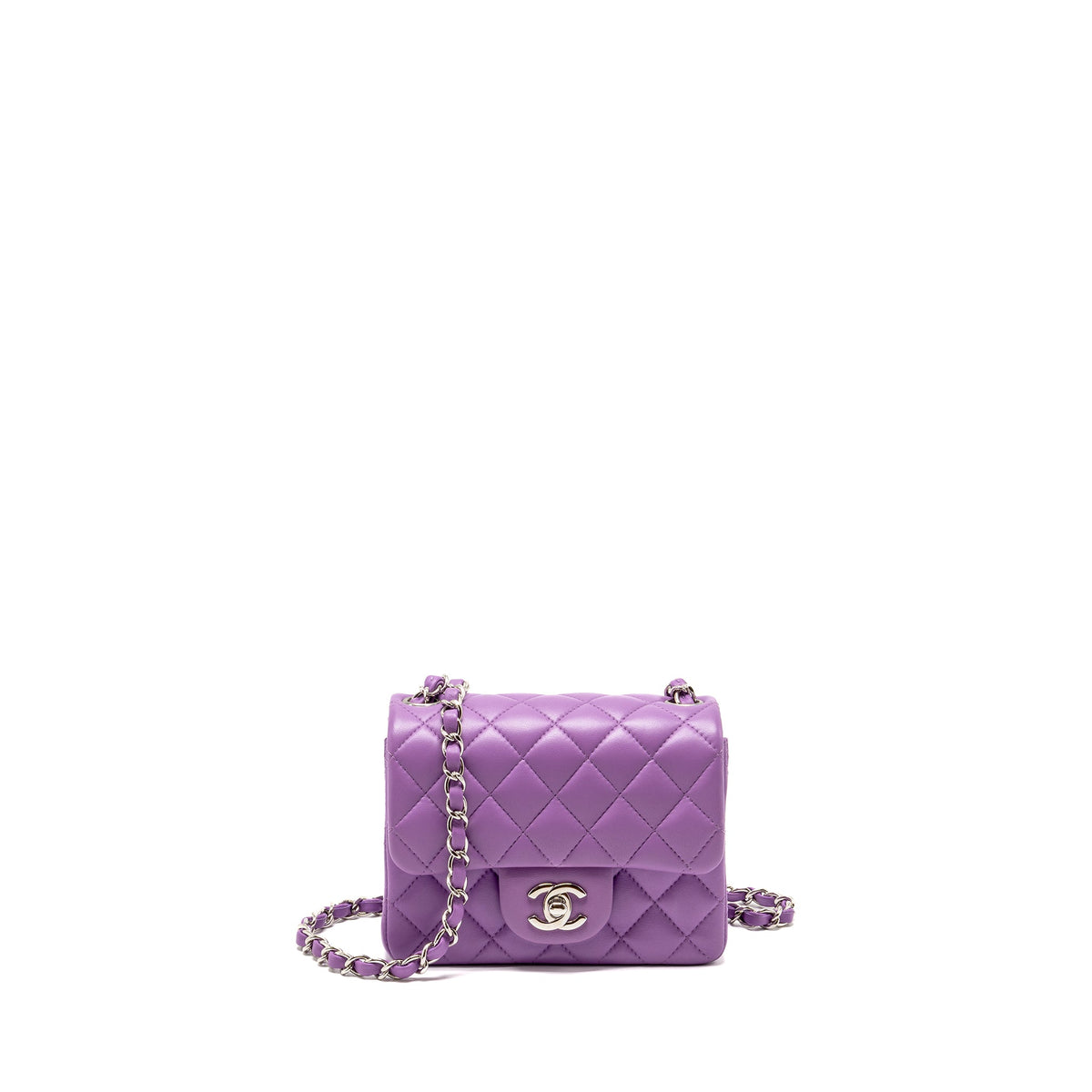 chanel-mini-square-flap-bag-lambskin-purple-shw-copy