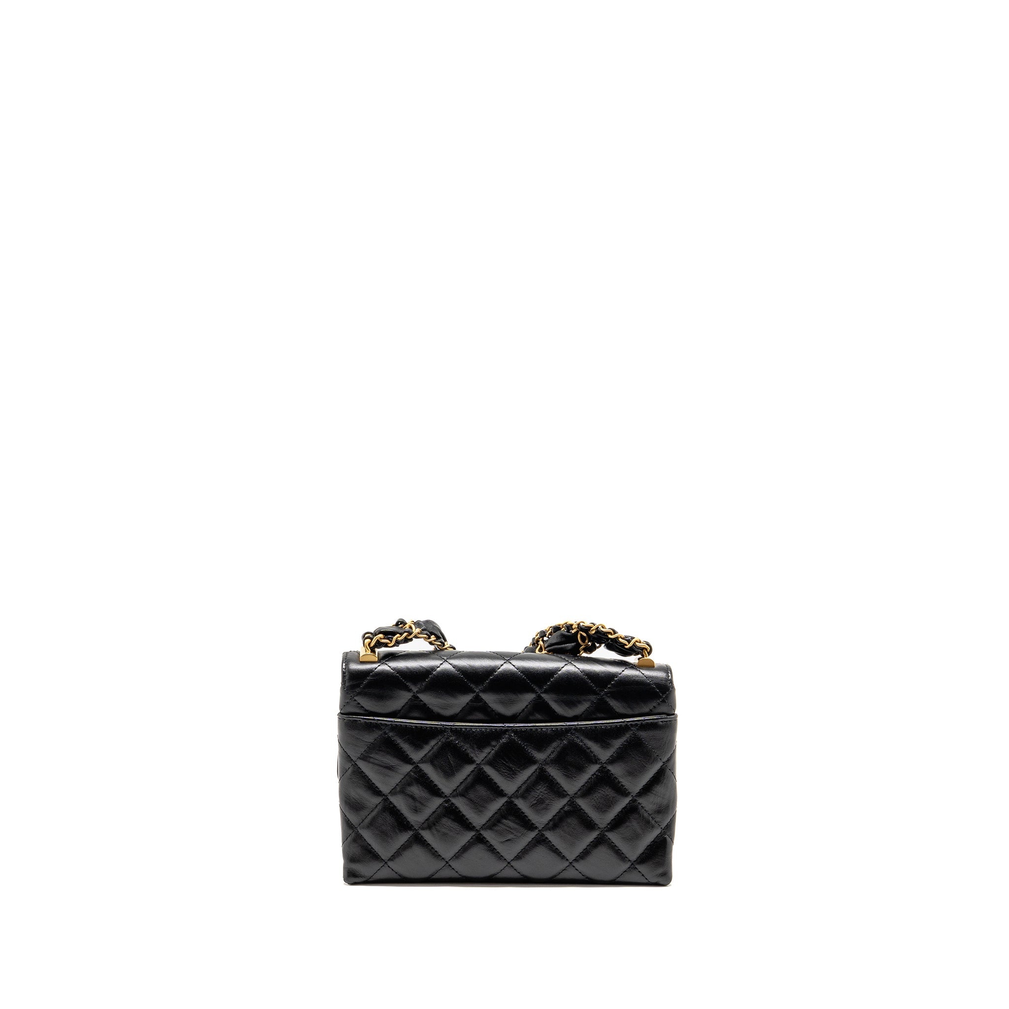 chanel-23k-chunky-chain-flap-bag-quilted-lambskin-black-ghw-microchip