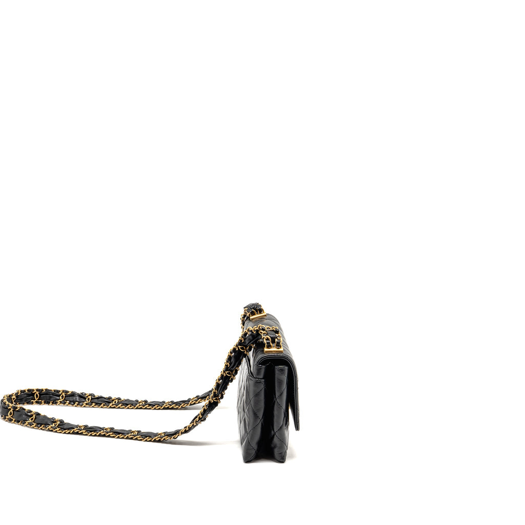 chanel-23k-chunky-chain-flap-bag-quilted-lambskin-black-ghw-microchip