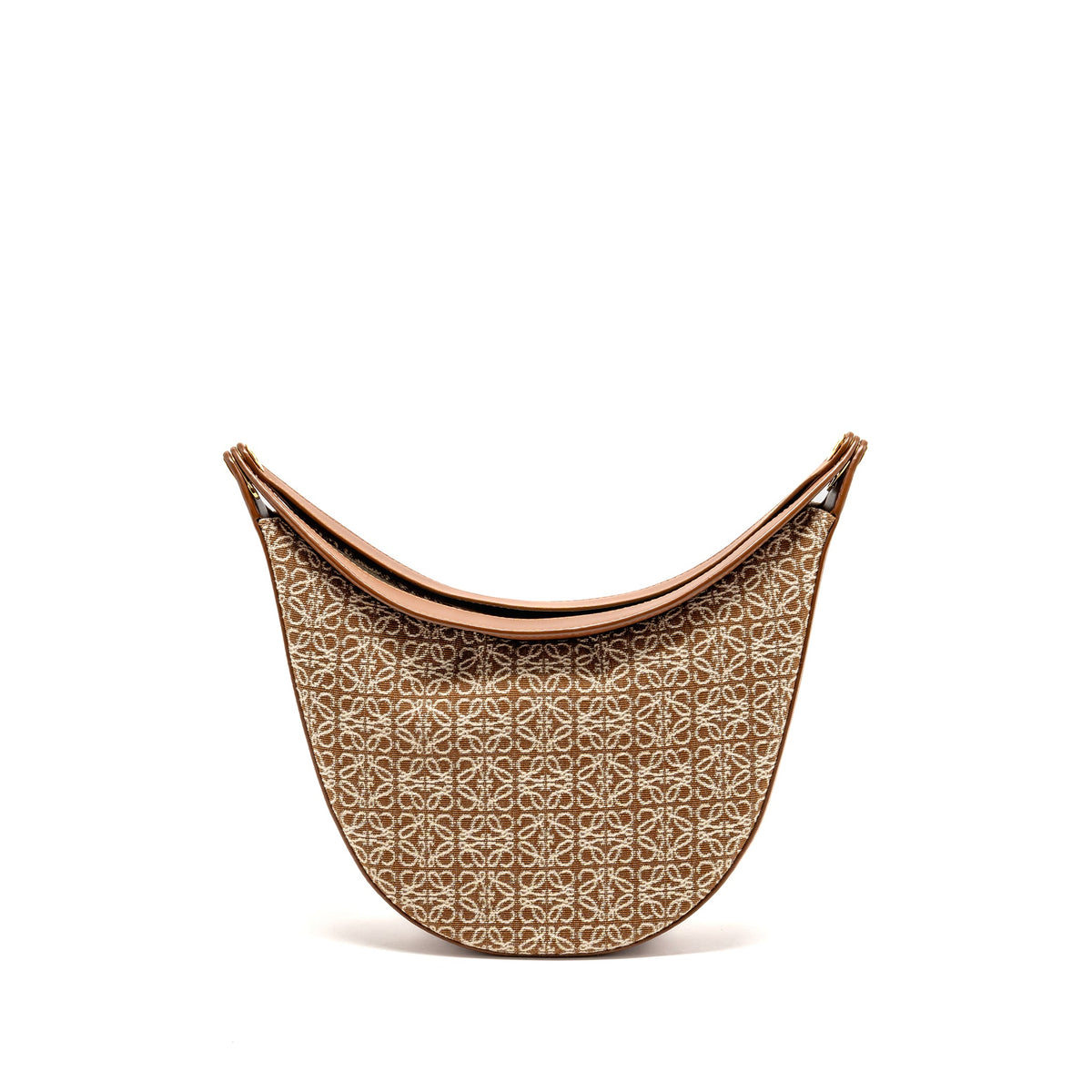 loewe-medium-luna-bag-anagram-jacquard-canvas-calfskin-tan-pecan-ghw-copy