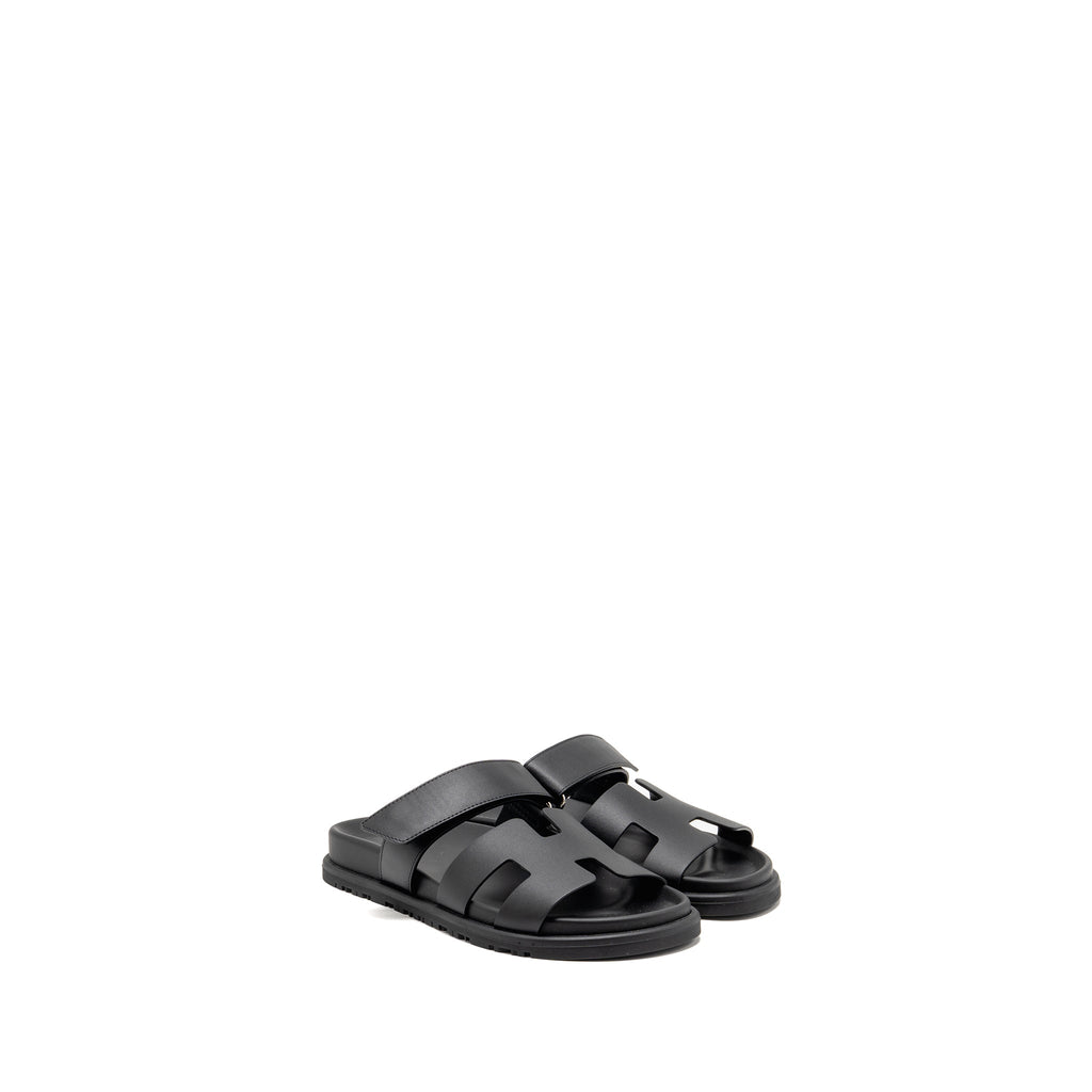 hermes-size-36-chypre-sandals-calfskin-black