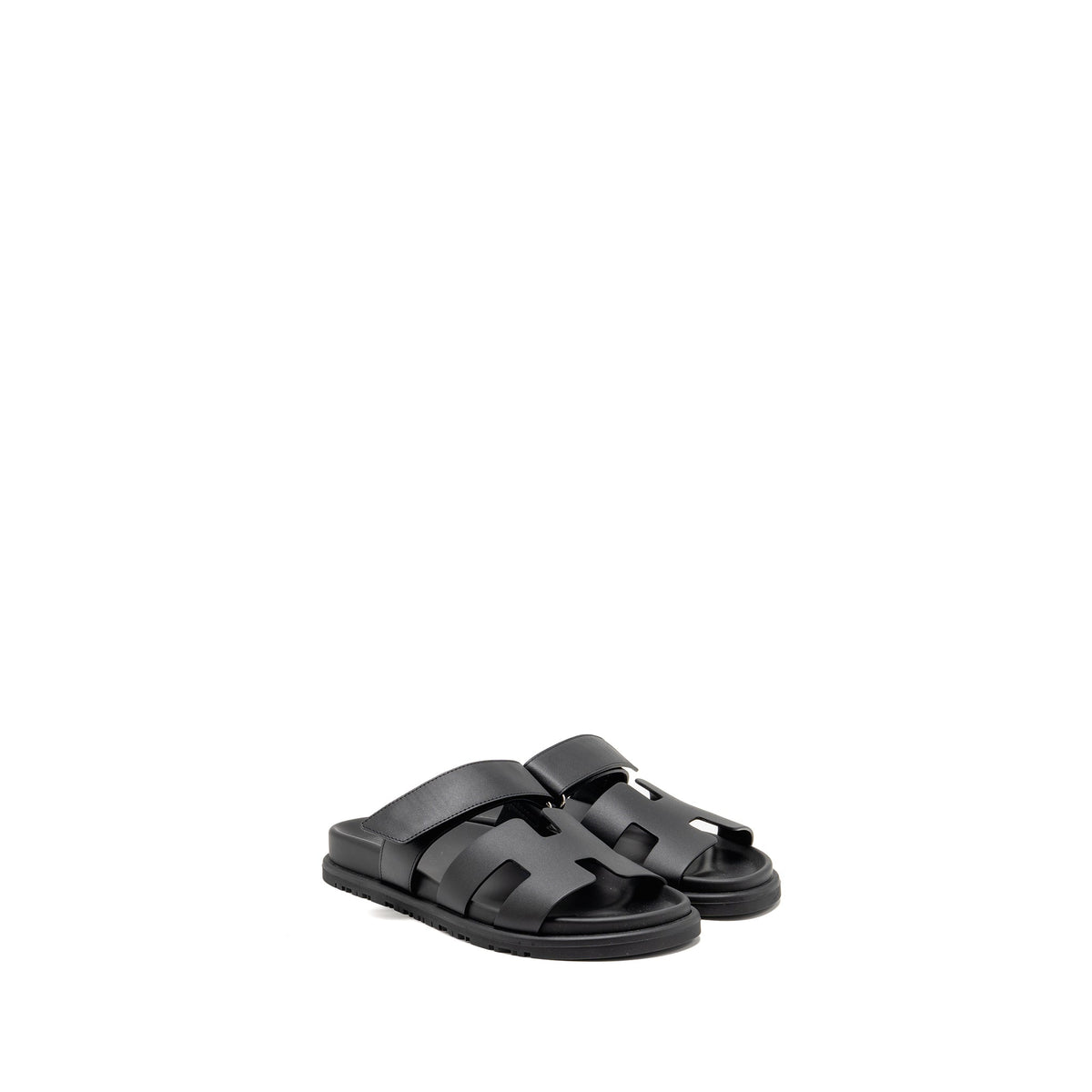 hermes-size-36-chypre-sandals-calfskin-black
