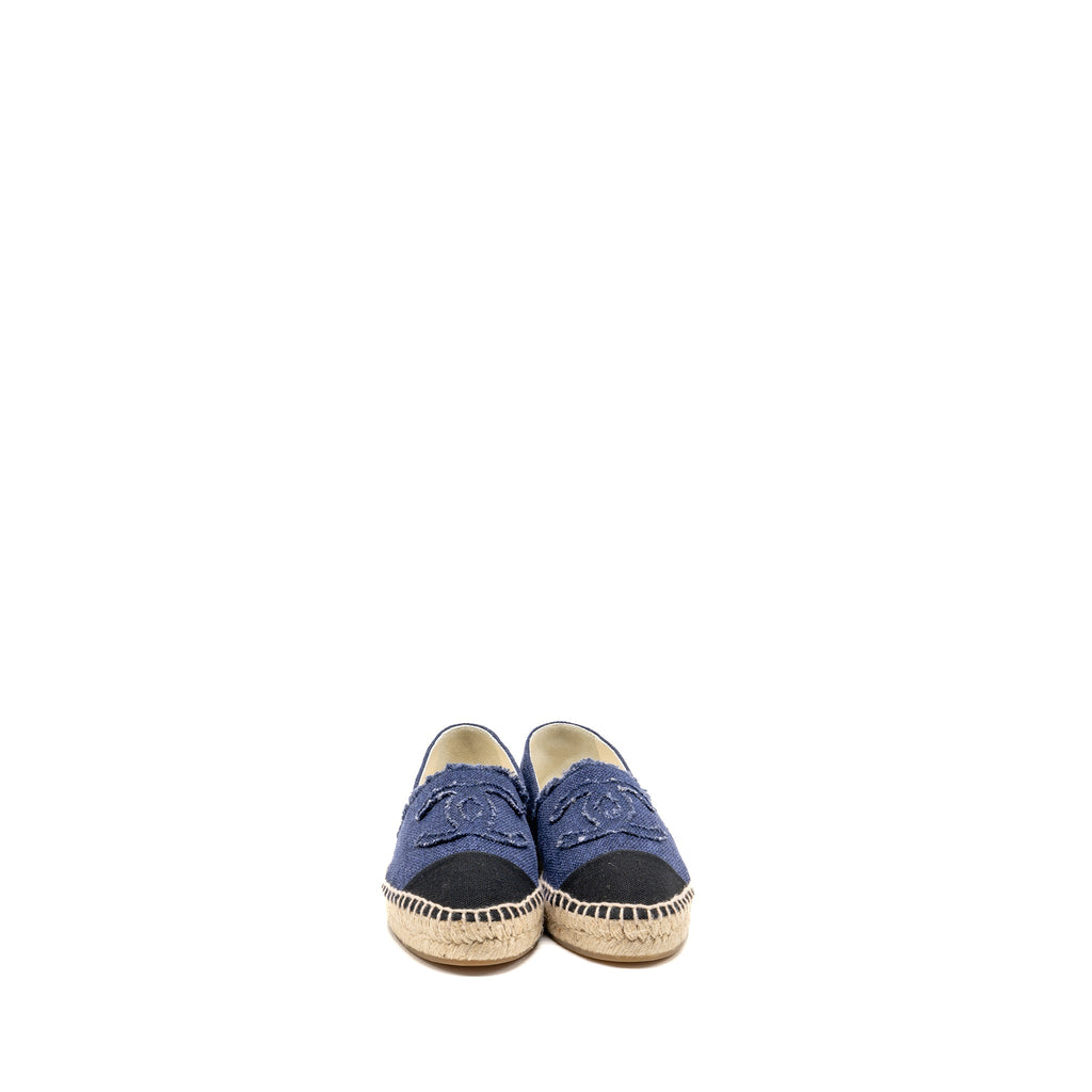 chanel-size-36-espadrilles-linen-blue-black-copy