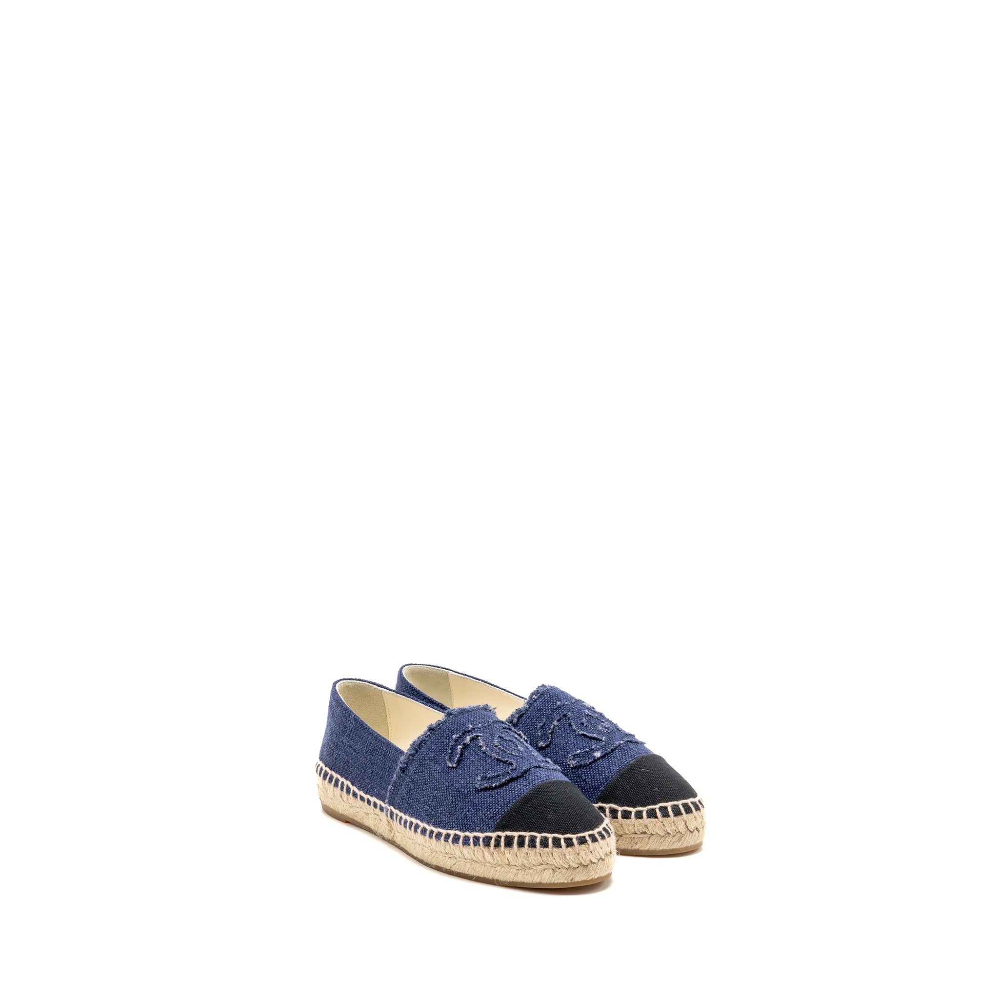 chanel-size-36-espadrilles-linen-blue-black-copy