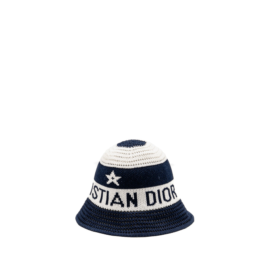 dior-size-s-d-tulipe-cloche-cotton-knit-blend-blue-white