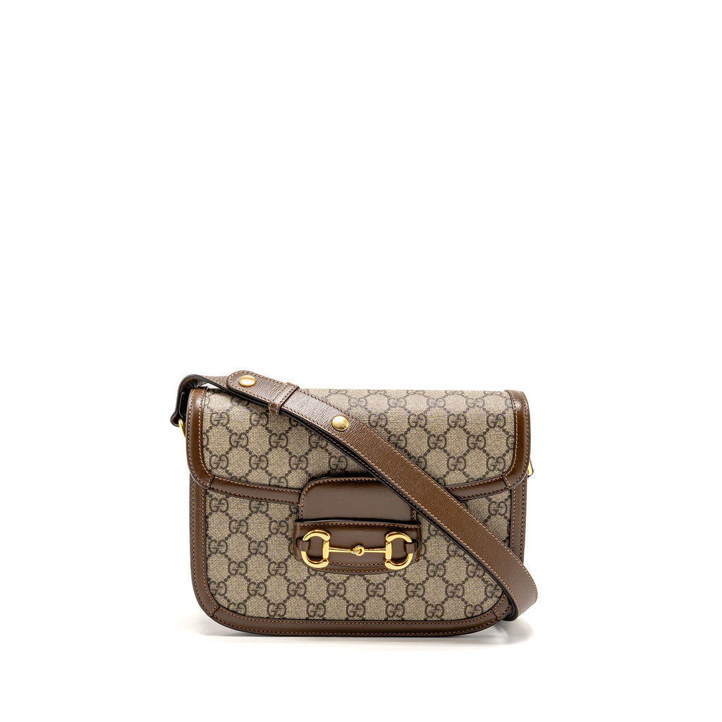 gucci-horsebit-1955-shoulder-bag-gg-supreme-canvas-leather-beige-brown-ghw-copy