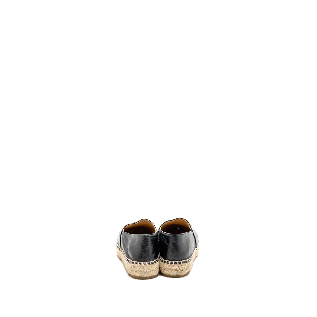chanel-size-36-espadrilles-lambskin-black