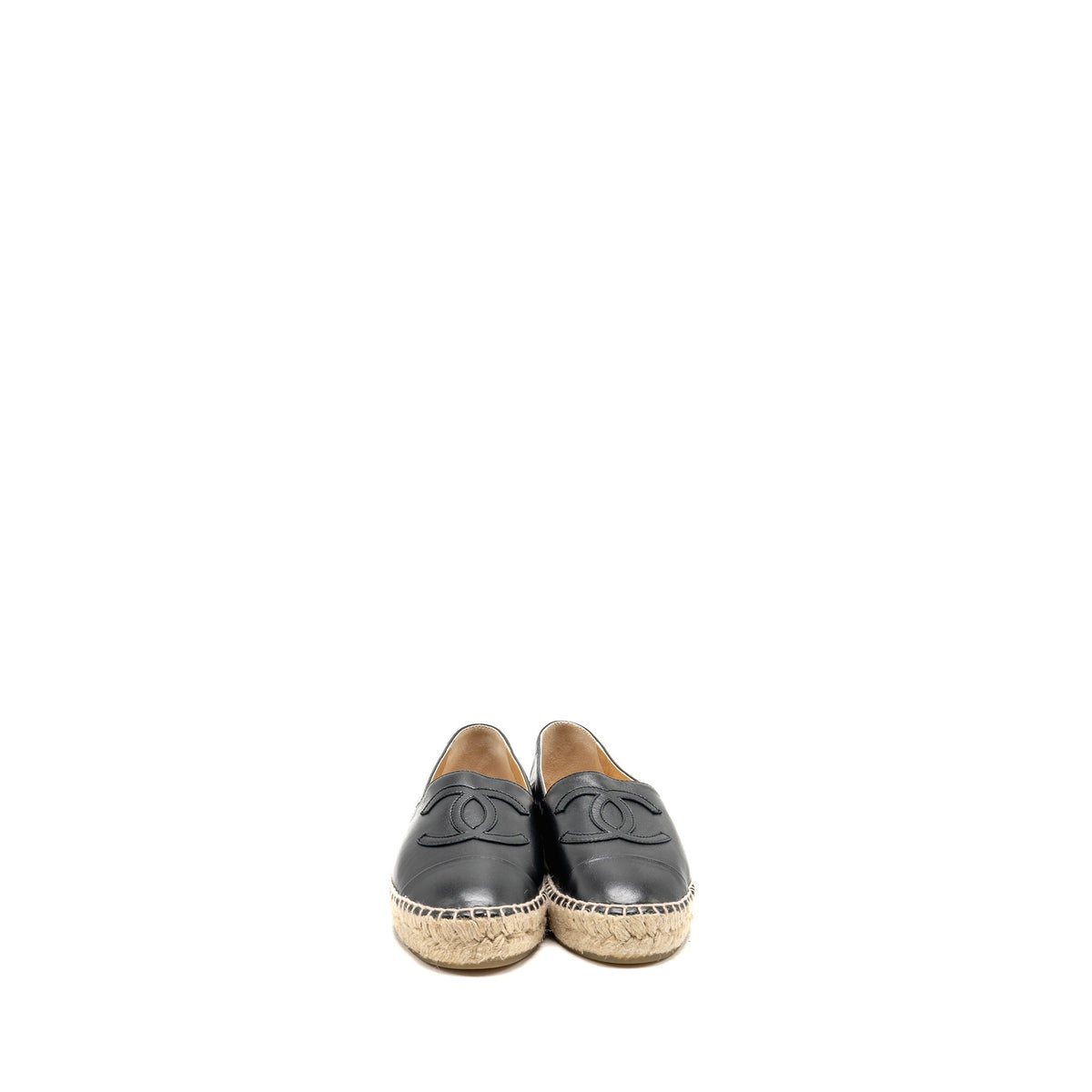 chanel-size-36-espadrilles-lambskin-black