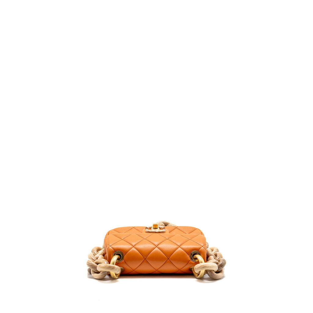 chanel-mini-wenge-wood-flap-bag-metier-d-art-limited-edition-lambskin-wood-orange-ghw-microchip