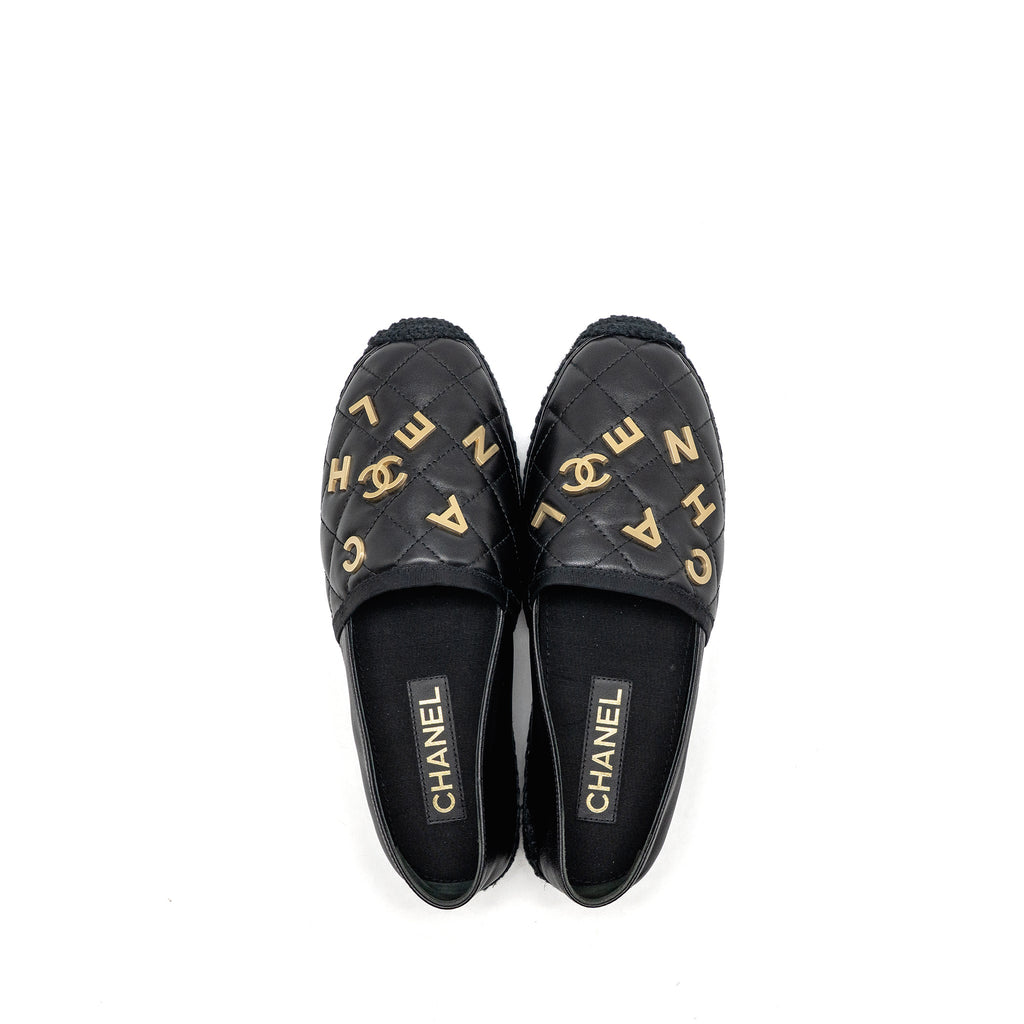 chanel-size-38-espadrilles-lambskin-grosgrain-black-ghw-copy