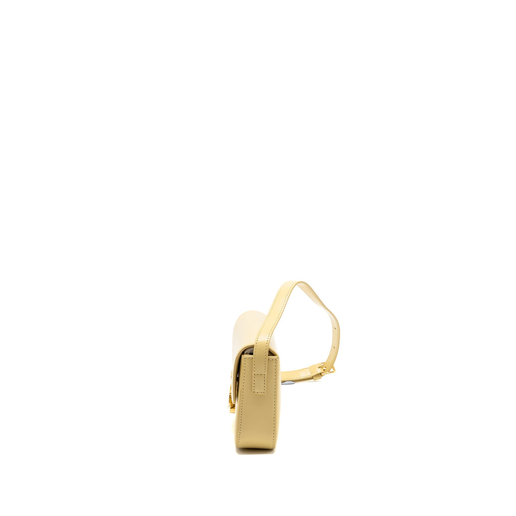 celine-claude-triomphe-bag-shiny-calfskin-light-yellow-ghw-copy