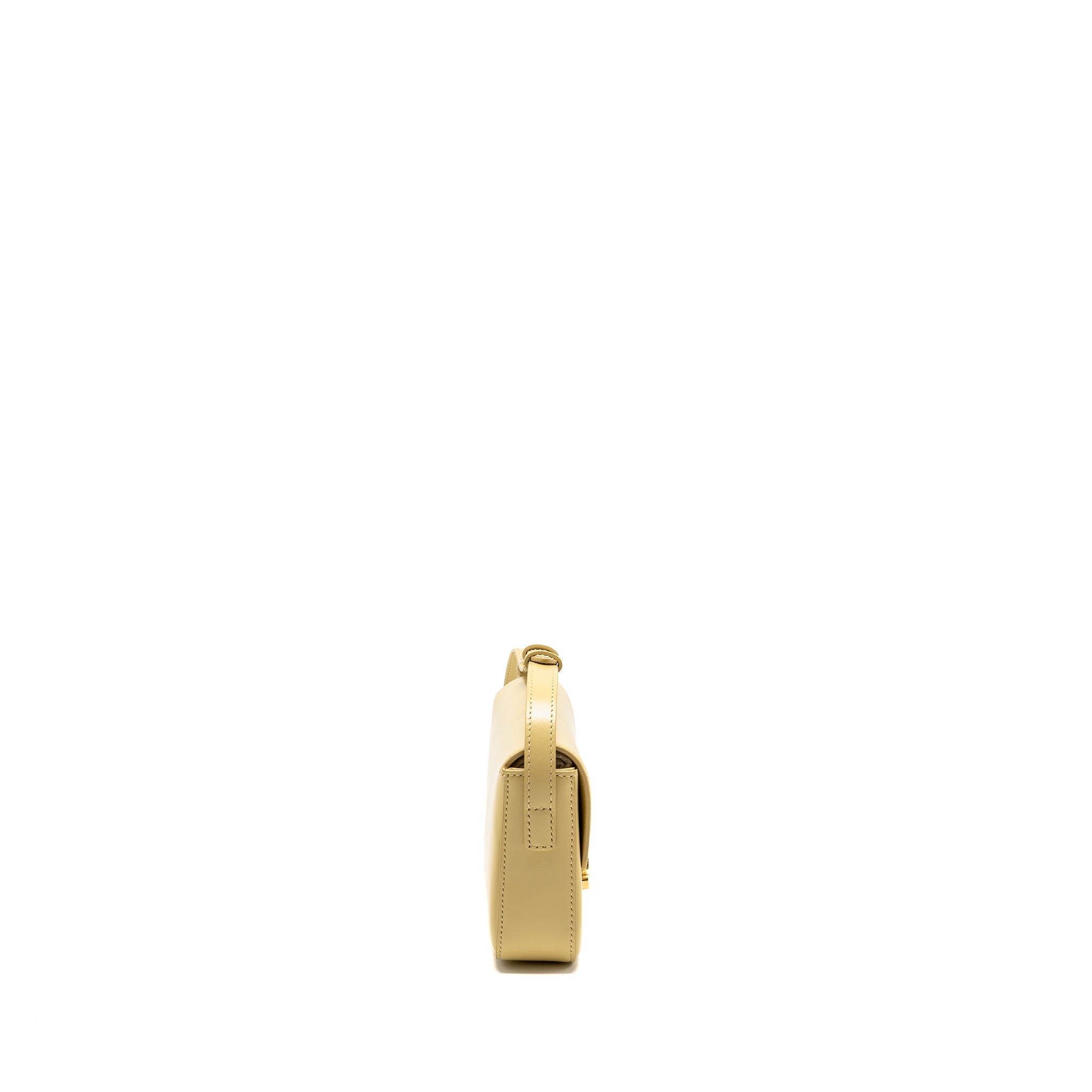 celine-claude-triomphe-bag-shiny-calfskin-light-yellow-ghw-copy