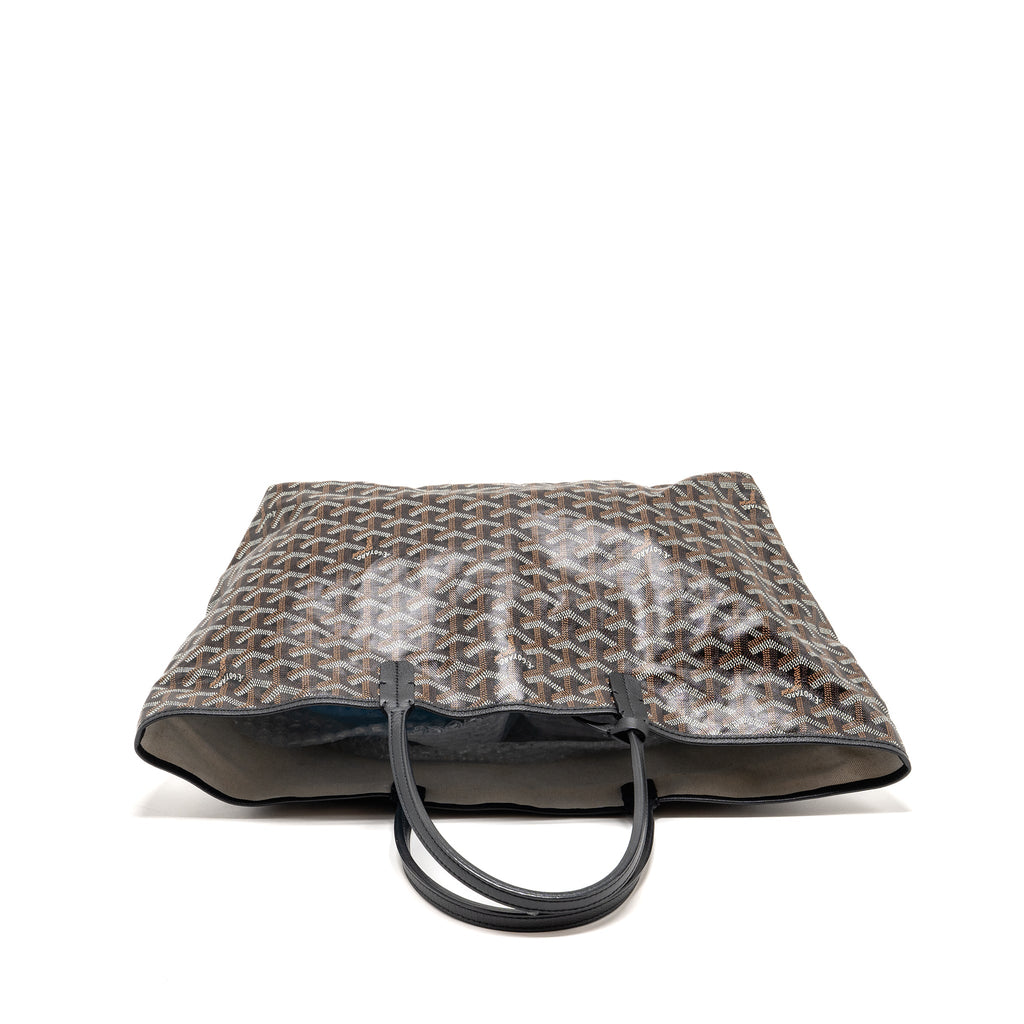 goyard-saint-louis-pm-tote-goyardine-canvas-calfskin-black-copy