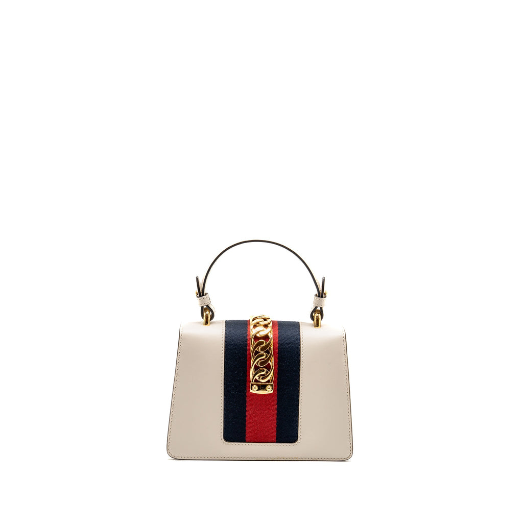 gucci-mini-sylvie-top-handle-bag-calfskin-white-ghw-1
