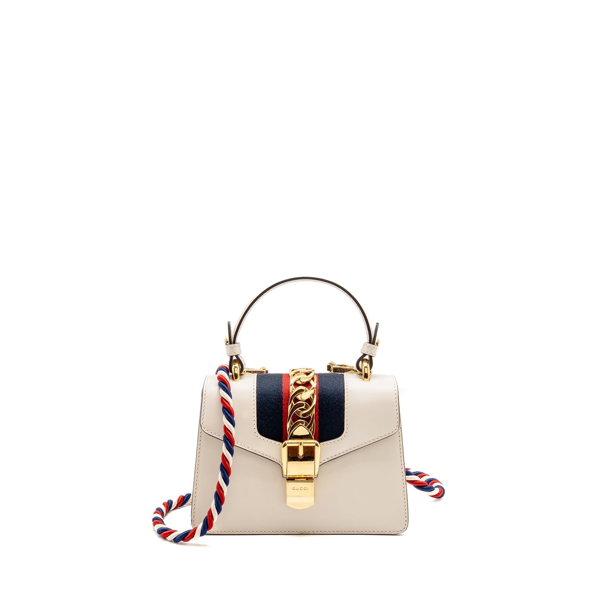 gucci-mini-sylvie-top-handle-bag-calfskin-white-ghw-1