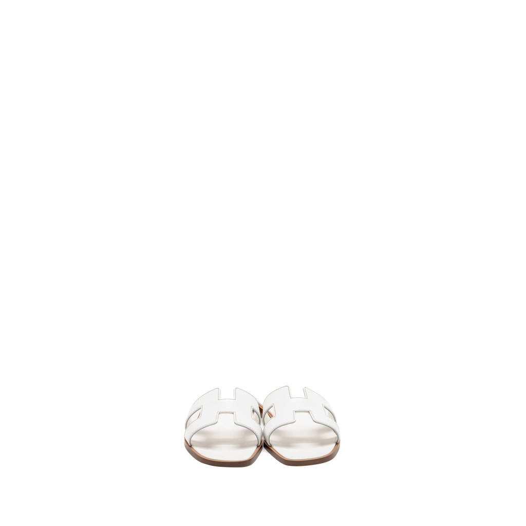 hermes-size-37-oran-sandals-blanc-piqures-h