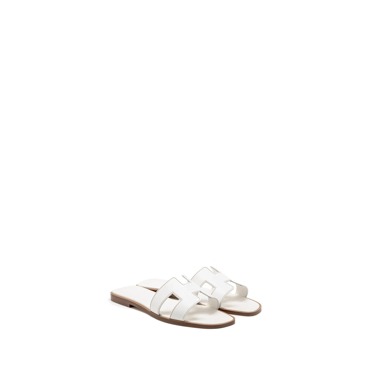 hermes-size-37-oran-sandals-blanc-piqures-h